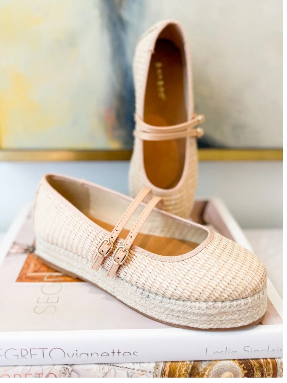 Bamboo Espadrille Flats